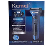Kemei KM-6330 3-in-1 Rechargeable Shaving Machine