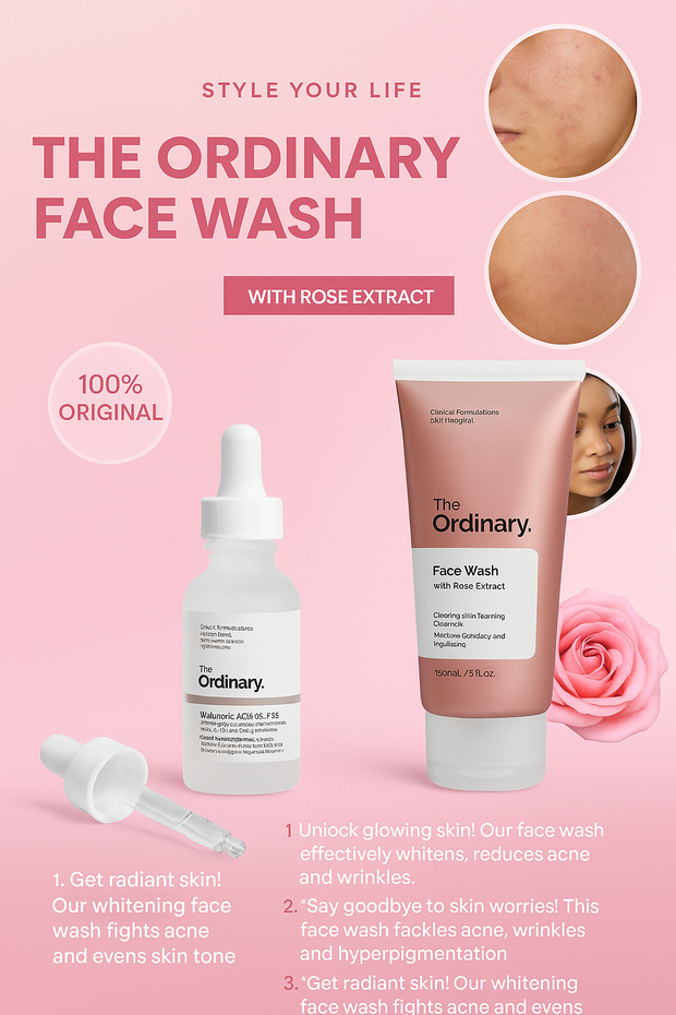 Comboo Deal Offer Ordinary Niacinamide Serum Plus Ordinary Face Wash 200ML