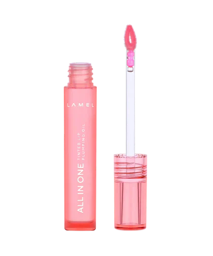 LAMEL All in One Lip Tinted Plumping Oil №401 Peachy 3ml