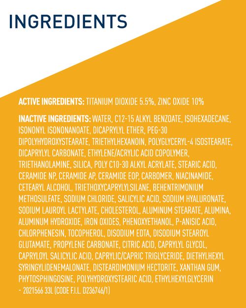Cerave Hydrating Mineral Sunscreen 30 Face 50ML