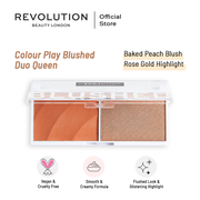 Relove By Revolution Colour Play Blushed Duo Queen