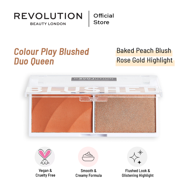 Relove By Revolution Colour Play Blushed Duo Queen
