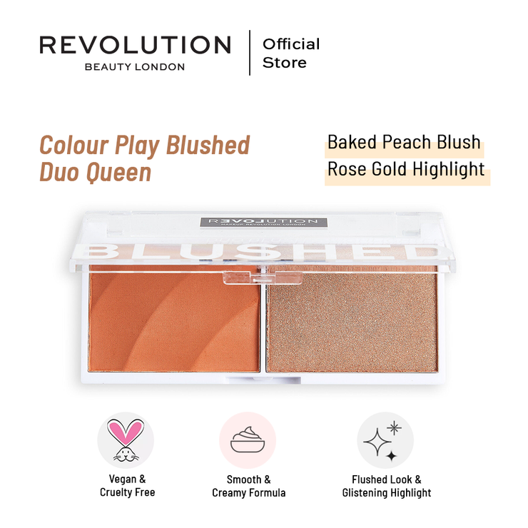 Relove By Revolution Colour Play Blushed Duo Queen