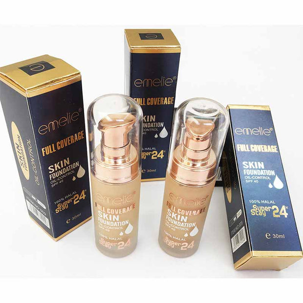 Emelie Full Coverage Skin Foundation 30ML
