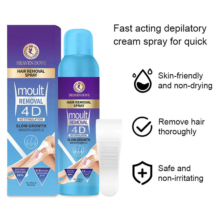 Heaven Dove Hair Removal Spray (Unisex)