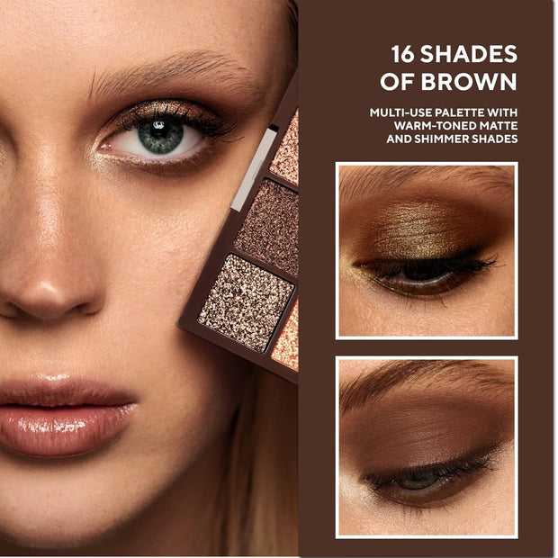 LAMEL 16 Shades Of Brown Eyeshadow Palette № 16-3