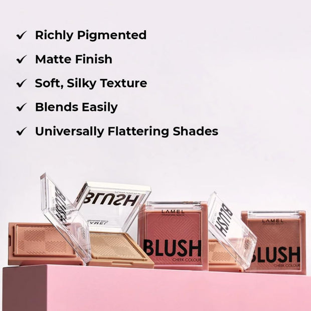 LAMEL Blush Cheek Colour №405 Pink Blossom 3.8gm