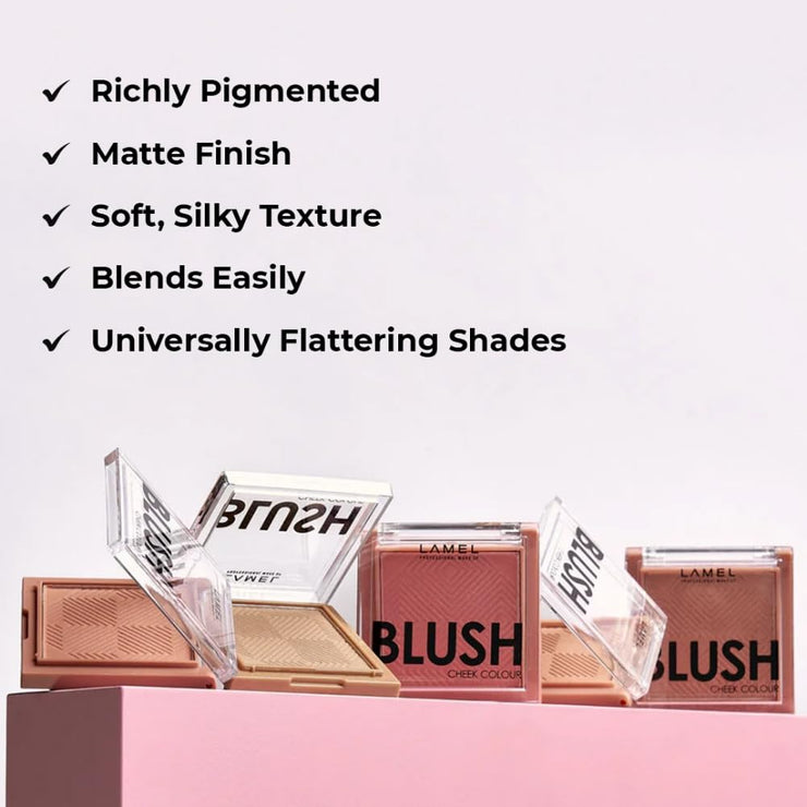 LAMEL Blush Cheek Colour №405 Pink Blossom 3.8gm