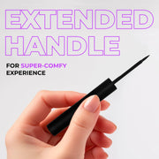 LAMEL Liquid Long-Lasting Eyeliner With Hard Brush №402 Graphite Black