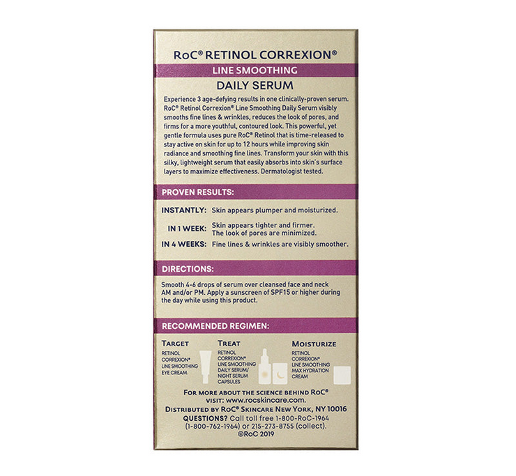 ROC Retinol Correxion Line Smoothing Daily Serum