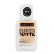 Relove By Revolution Supermatte Foundation F8.5 24ml