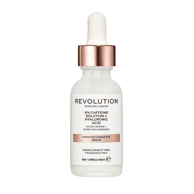 Revolution Skincare 5% Caffeine And Hyaluronic Acid Revitalising Under Eye Serum 30ml