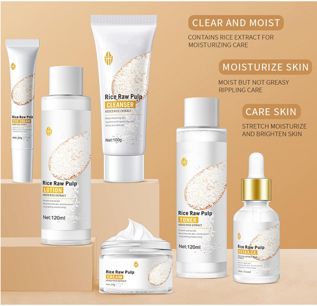 Rice Face Care 6 Pcs Kit