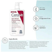 CeraVe Itch Relief Moisturizing Lotion 237ml – Instant Soothing for Dry, Itchy Skin