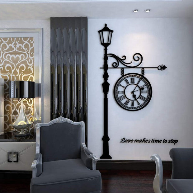 European Irish Acrylic Wall Clock