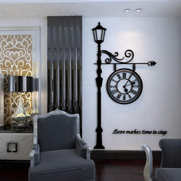 European Irish Acrylic Wall Clock