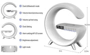 G63 RGB Light Bluetooth Speaker with Wireless Charging & Alarm Clock