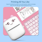 Mini Portable Pocket Thermal Printer – Wireless & Inkless (Random Color)