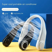 SurroundFan Portable Bladeless Neck Fan – Foldable & Hands-Free Cooling for Travel & Sports