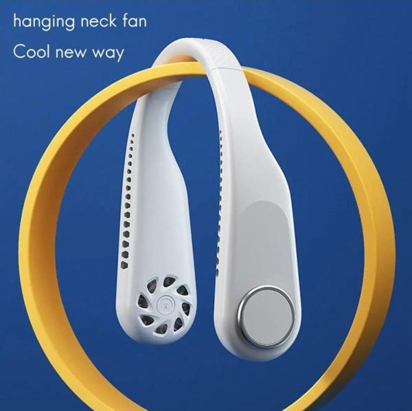 SurroundFan Portable Bladeless Neck Fan – Foldable & Hands-Free Cooling for Travel & Sports